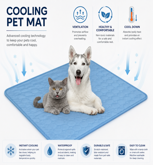 Paw Perfect Cooling Mat — Instant Relief From Summer Heat