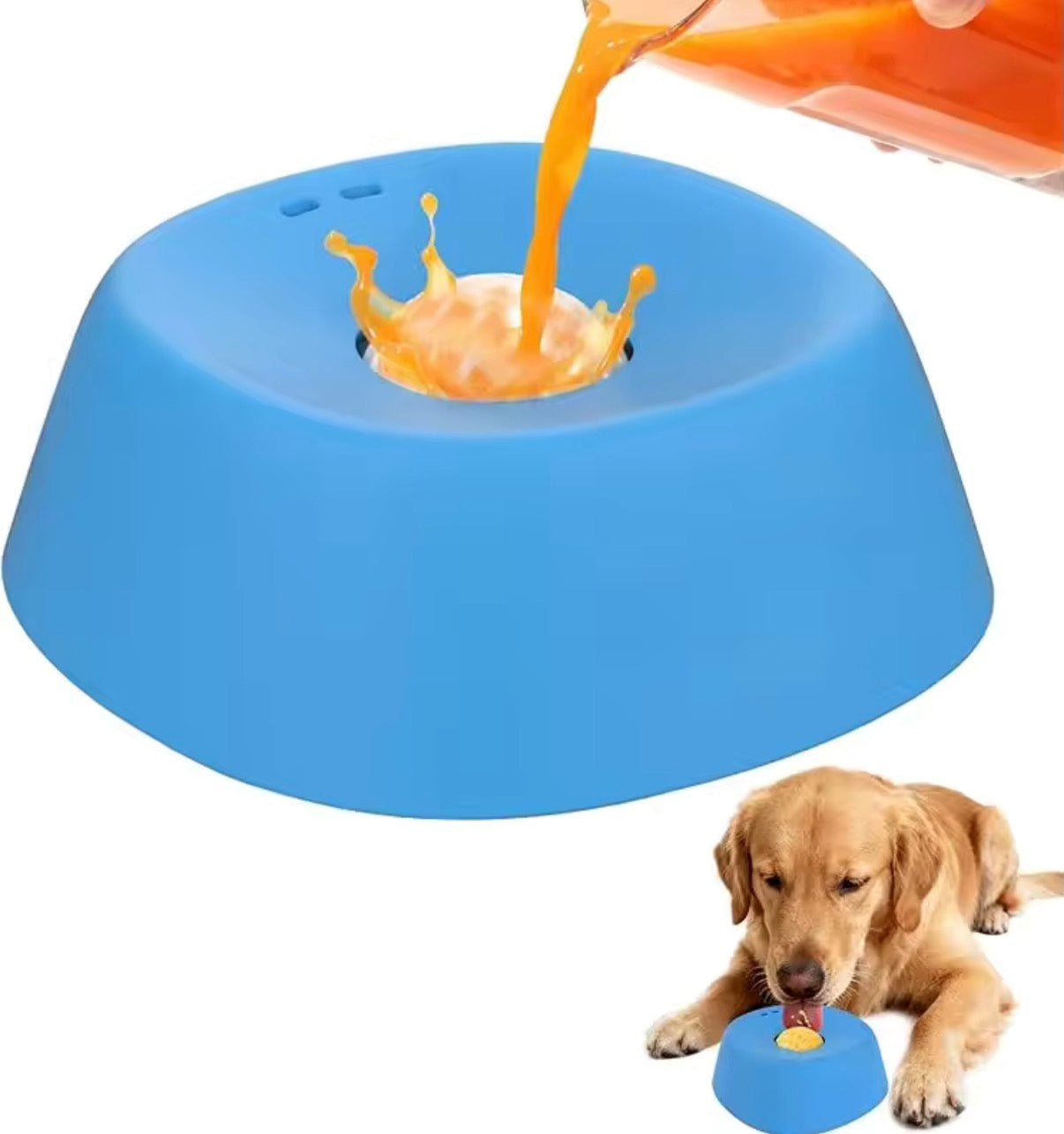 Paw Perfect Rolling Ball Bowl — Slow Feeding Fun for Dogs