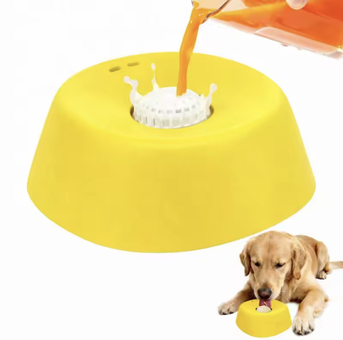 Paw Perfect Rolling Ball Bowl — Slow Feeding Fun for Dogs
