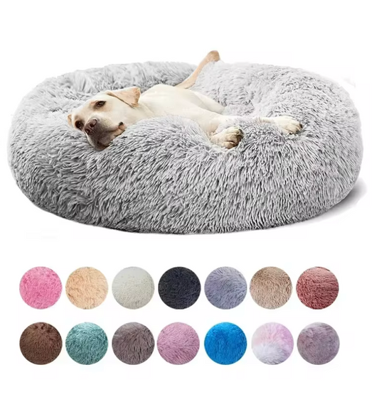 Calming Donut Dog Bed — Super Soft Washable Pet Bed