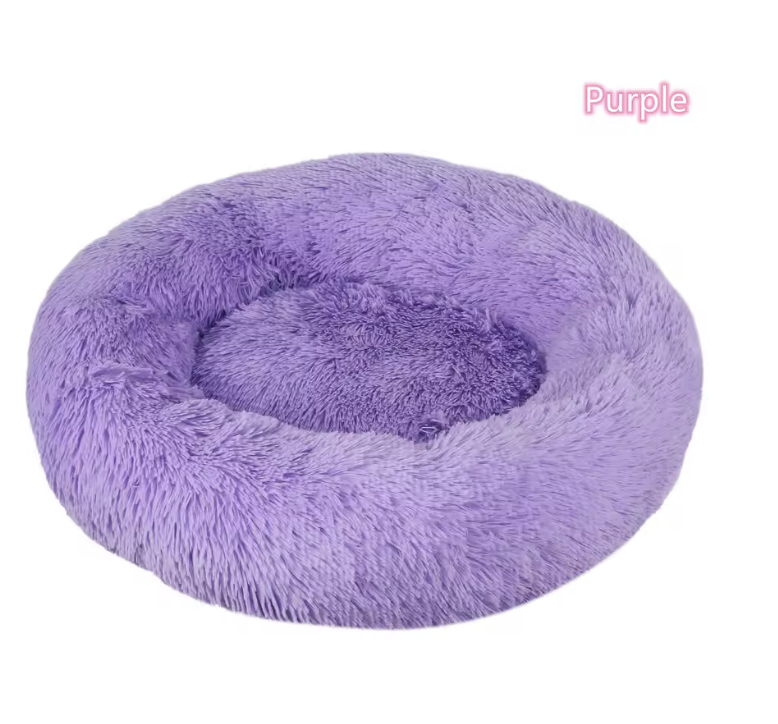 Calming Donut Dog Bed — Super Soft Washable Pet Bed